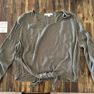 Sage Green Long Sleeve Blouse